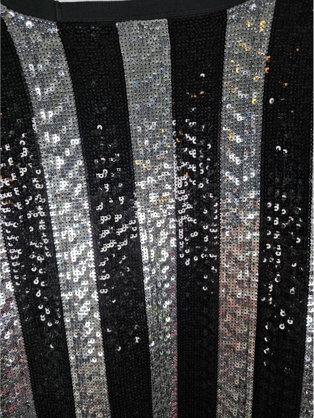 Victorias Secret PINK FASHION SHOW MEGA BLING Jersey Large Sequined HTF - Picture 8 of 8